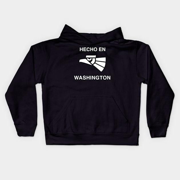 Hecho en Washington Kids Hoodie by jrotem